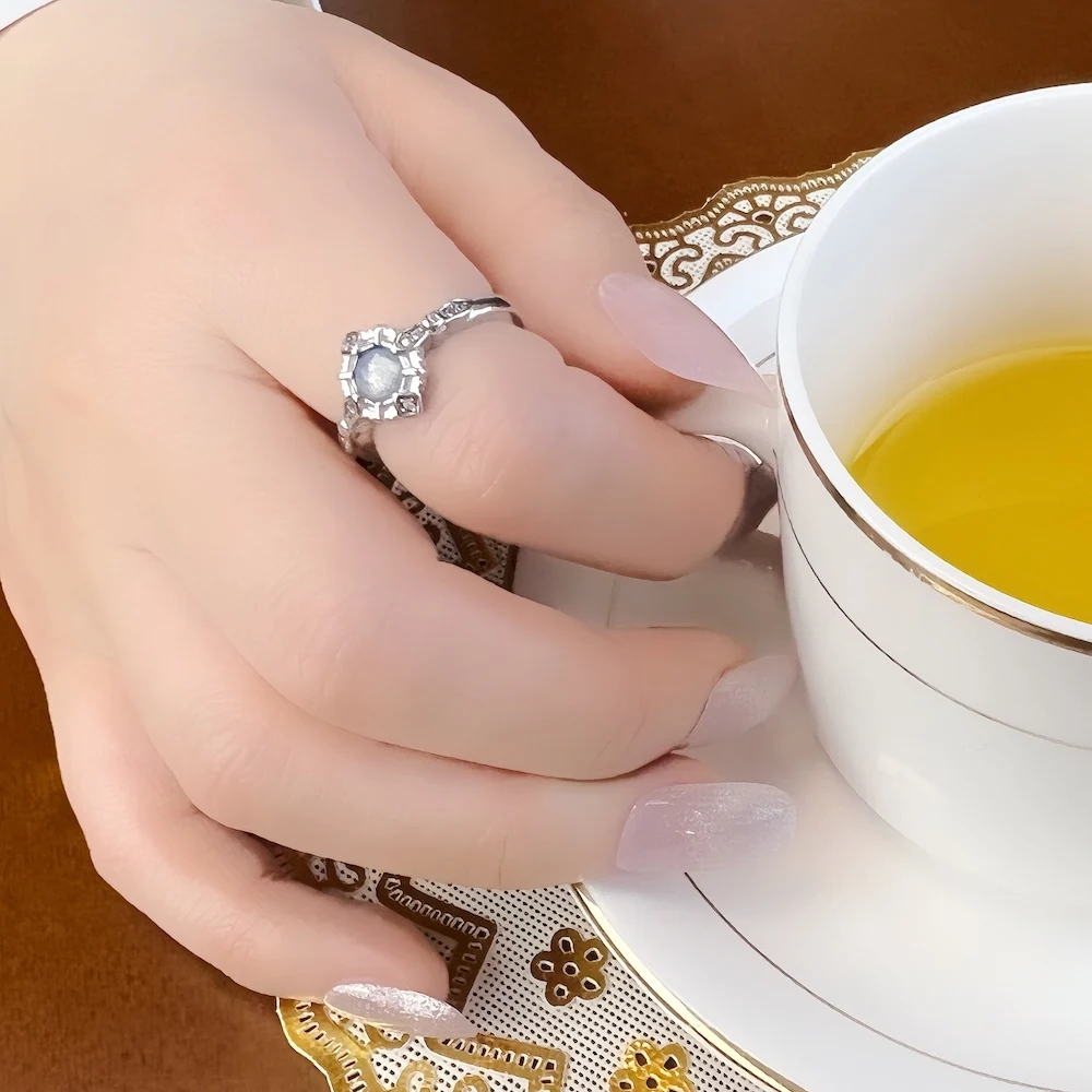Ring Modern Vintage Love Fine Jewerly For Women 2022 Summer Brand New Gift In 925 Sterling Silver