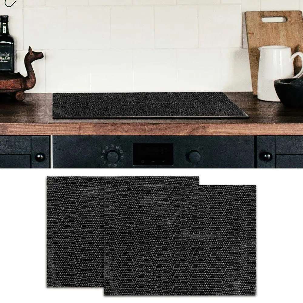 Silicone Induction Cooktop Mat Heat-resistant Non-Slip Scratch Induction Cooker Covers Food-Grade Large Cooktop Protector Mat