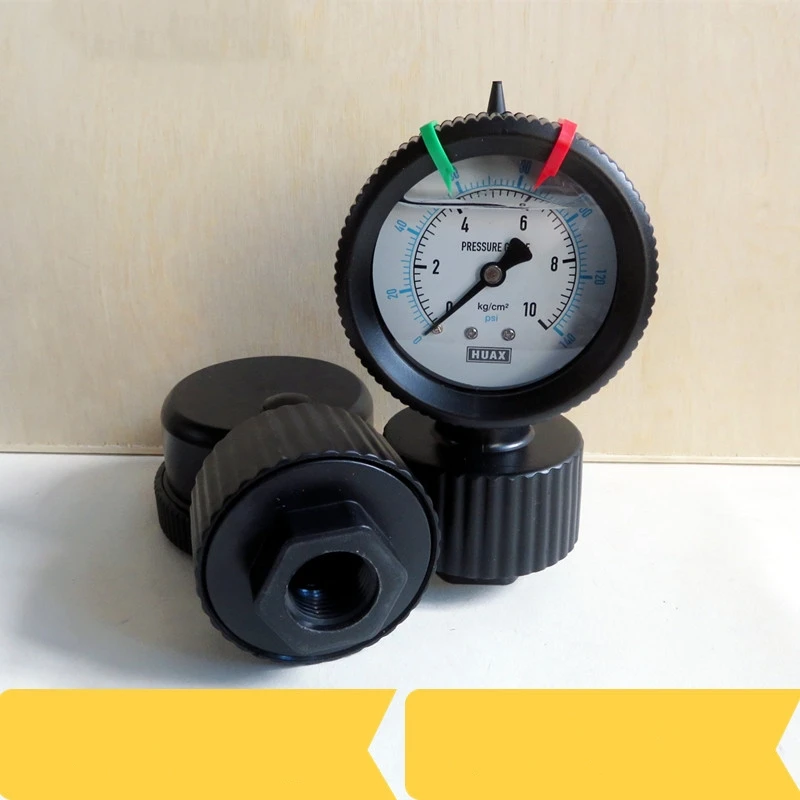 Imagem -04 - Xin Tester pp Diafragma Medidor de Pressão Plástico Dupla Face Pcb Anti-corrosão Medidor de Pressão de Água 10kg 7kg Pvc Ácido