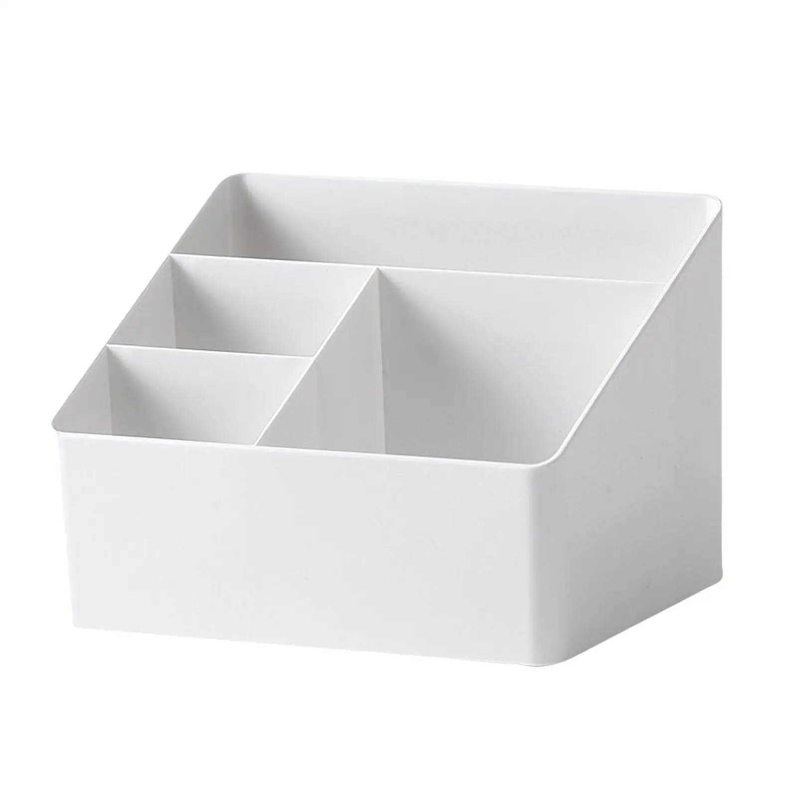 Desktop Pen Organizer with 4 Compartment Storage Case for Home Cosmetic Storage