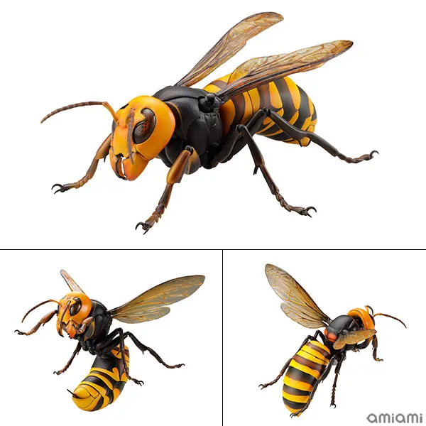 W magazynie oryginalny oryginalny KAIYODO REVOGEO Asian Giant Hornet ruchomy organizm Honeybee Model animacja charakter figurka