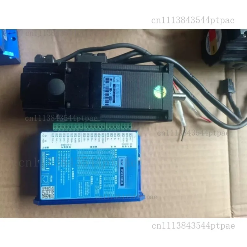 57 Closed-loop Stepper Set with Brake Eml2304v8b + Isd880 (actual Picture Taken)