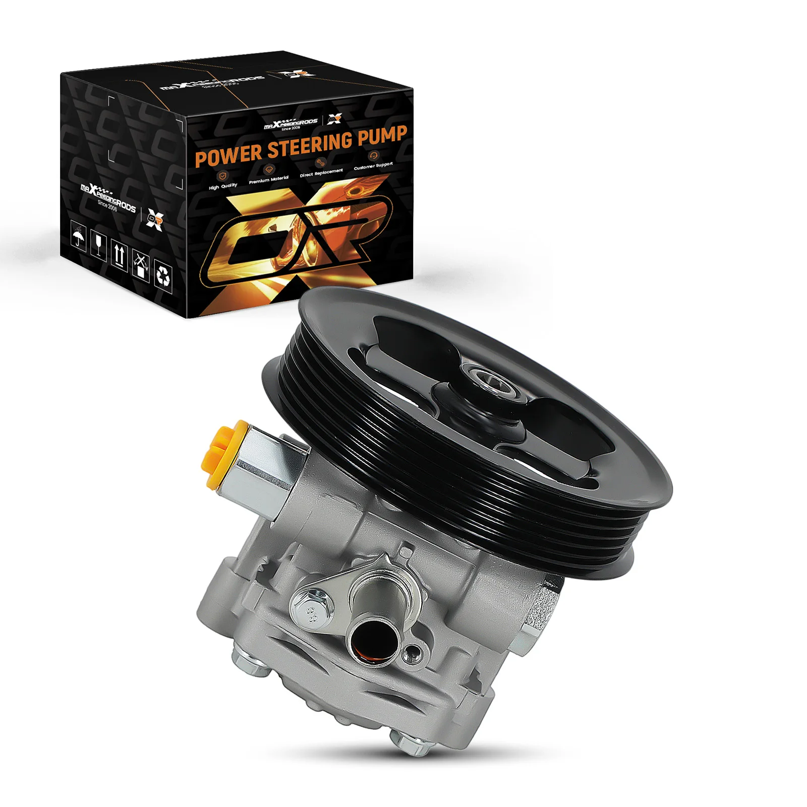 Power Steering Pump w/ Pulley for Jeep Patriot Compass for Dodge Caliber 20-2401