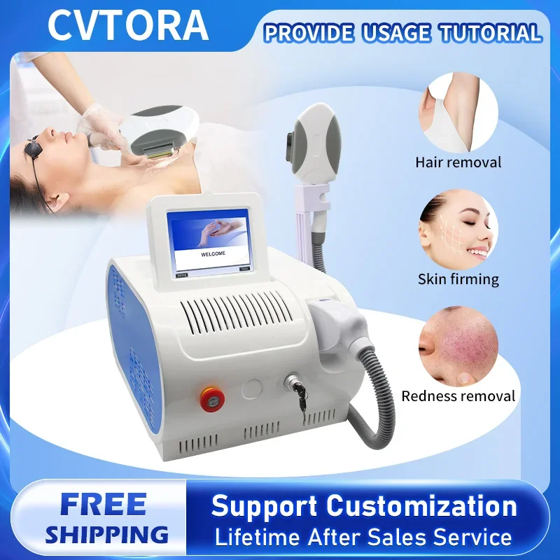 Professional Beauty Salon IPL E Light OPT Painless Laser for Permanent Hair Removal Color Spot Reduction Acne Treatment Photofac