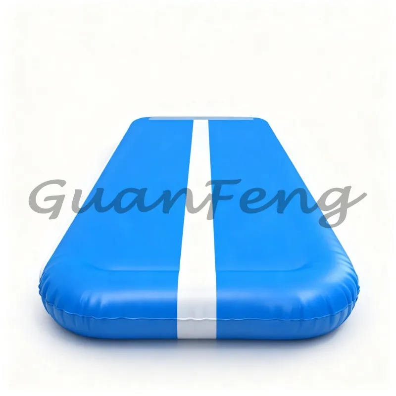 3 × 1 × 0.1m inflatable fitness mat, portable air exercise mat for gymnastics and yoga