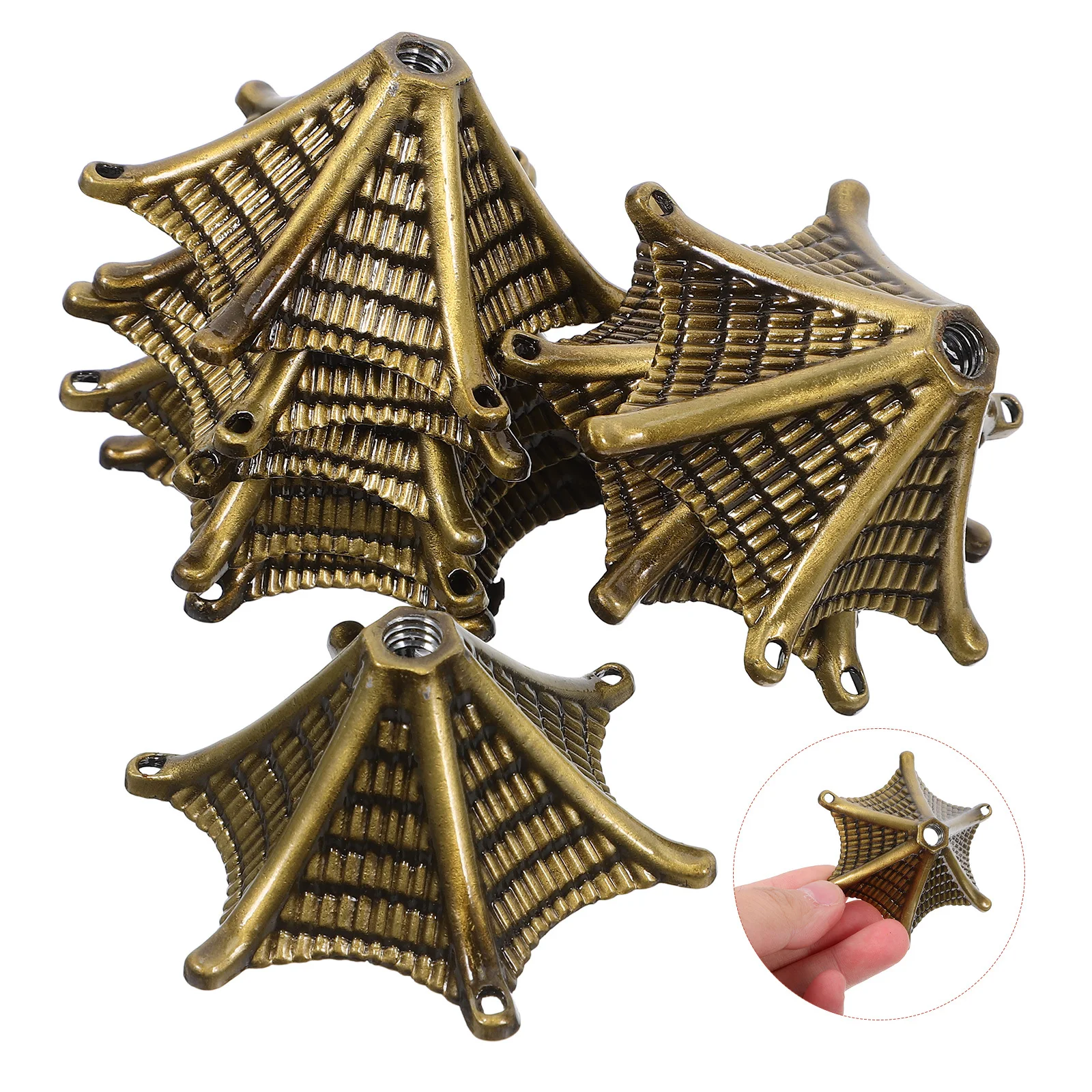 

8Pcs Zinc Alloy Wind Chime Caps Finish Durable Rust Resistant Garden Patio Decor Outdoor Wind Chimes Toppers