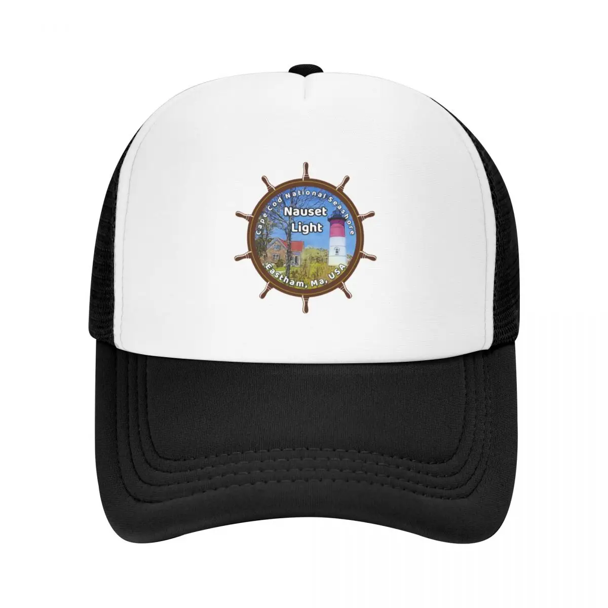 

Nauset Lighthouse Badge Baseball Cap Trucker Cap Golf Cap Sports Women's Golf Wear Men's