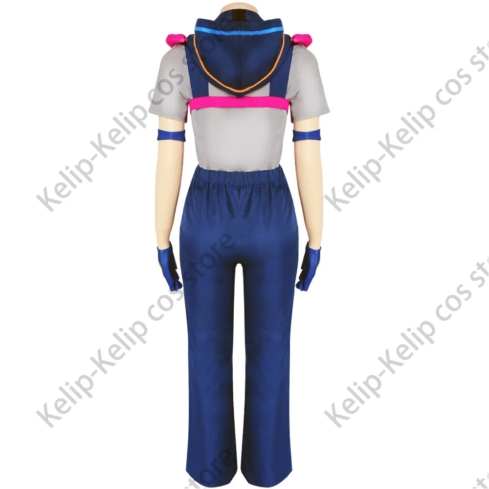 Anime JoJo\'s Bizarre Adventure 9 The JOJO Lands Jodio Joestar Cosplay Costume Josef Wig Jumpsuits Rompers Man Woman Party Suit