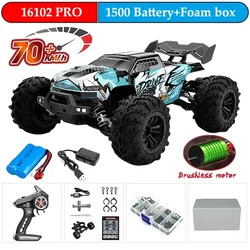 SCY 1:16 70KM/H Super Brushless 50KM/H Brushed RC Car 4x4 Off Road Remote Control High Speed Drift Racing Truck Toy Kids Adults