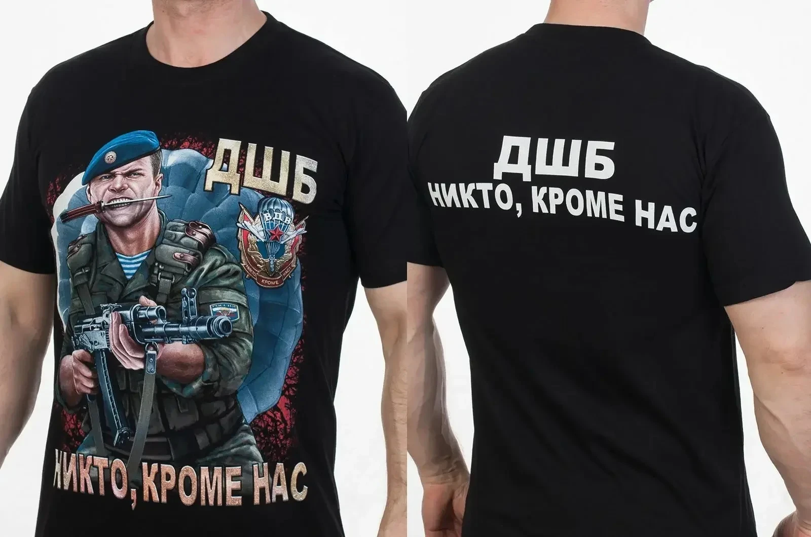

Russian Spetsnaz VDV Airborne Assault Brigade T-Shirt 100% Cotton O-Neck Summer Short Sleeve Casual Mens T-shirt Size S-3XL