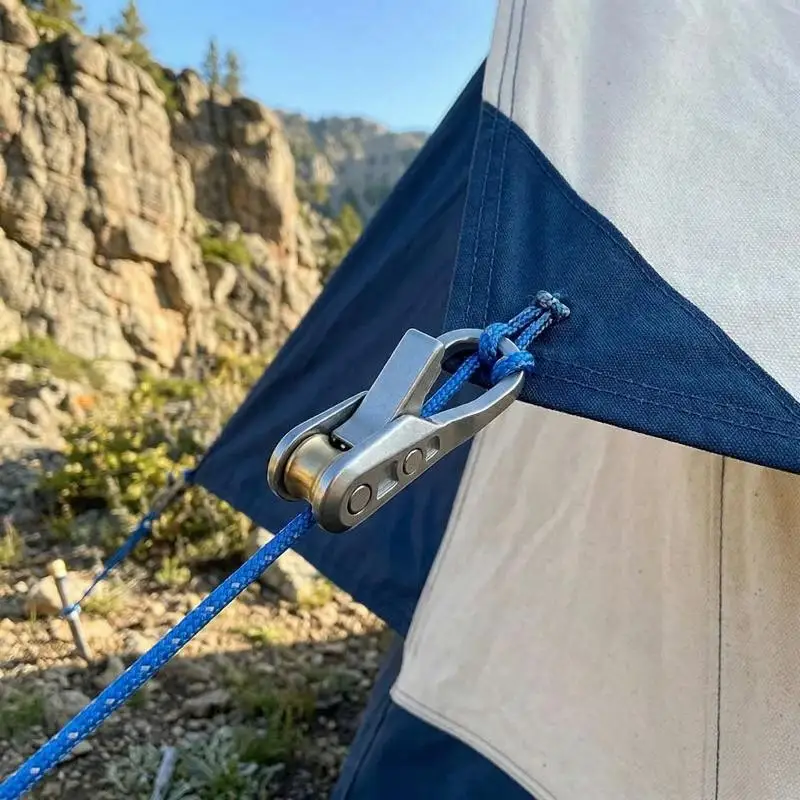 

Heavy Duty Knot-Free Paracord Adjuster, Easy Install Anti-Wear Tie-Down Tool for Boats, Kayaks and Camping