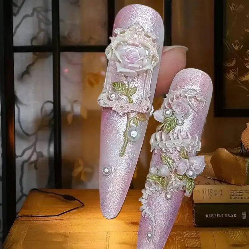 

1-Piece 3D Silicone Snake Bone Mold for Nail Art Decorative DIY Design