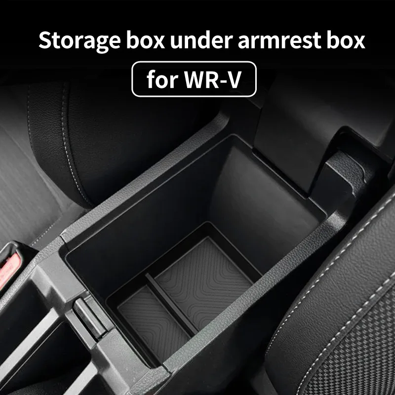 

For 23-25 Honda WRV armrest box bottom storage box, car storage box, car accessories storage