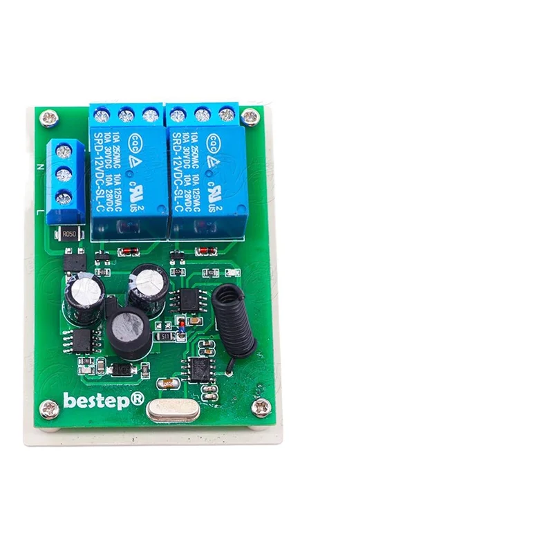 Remote control switch 315M/433MHz 1/2 channel 12V/220V wireless intelligent relay module with remote control