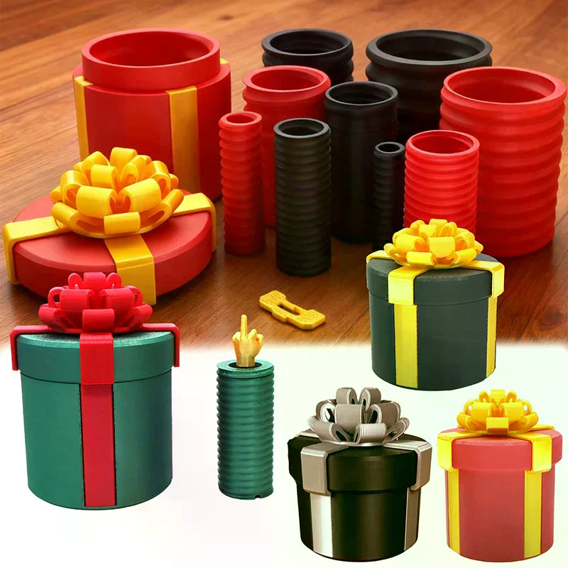 

3D Printed Gift Box Annoying Gift Box With Screws Prank Annoying Gift Boxes Money Card Container Holiday Party Gifts