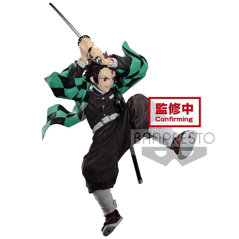 Auf Lager Original BANDAI BANPRESTO Dämon Slayer Kamado Tanjirou Anime Action-figuren Modell Spielzeug desktop Ornament sammeln Geschenke