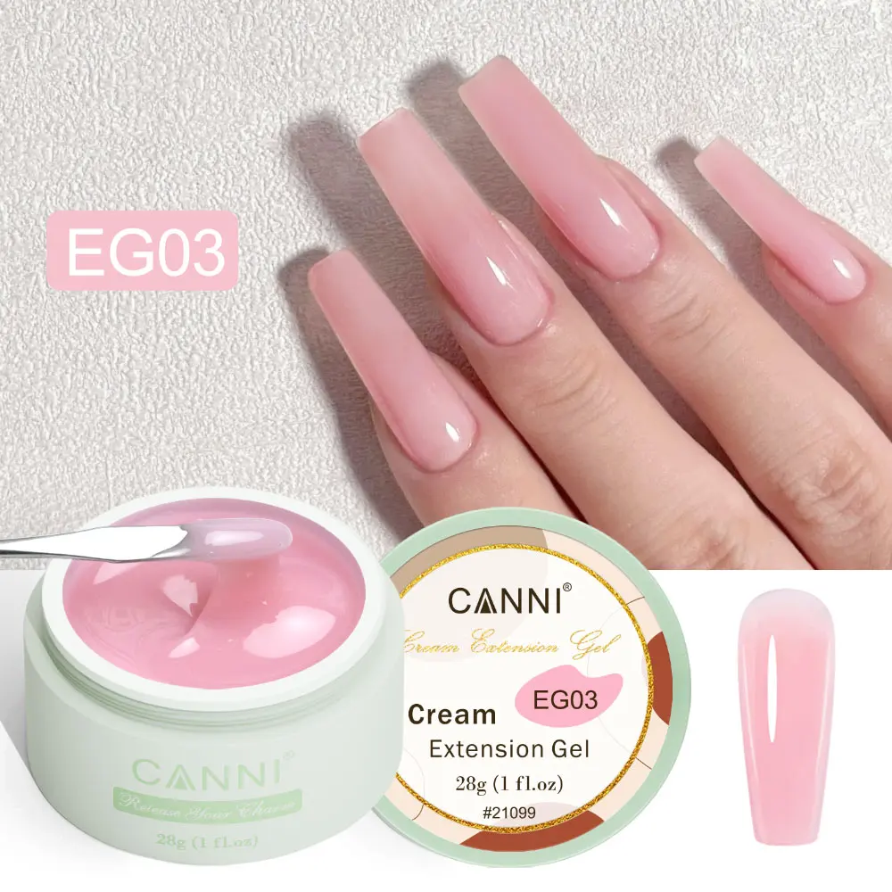 28g Venalisa Canni Cream ExtentionGel No Buring Fast Building Soak off UV Construction Semi Permanent Nail Gel Polish French Gel