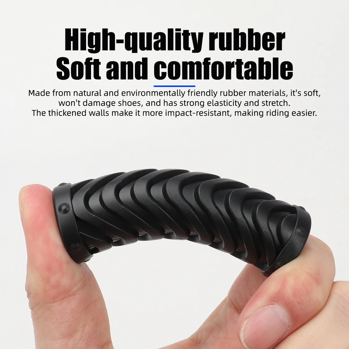 1set Universal Rubber Cover Motorcycle Gear Shift Lever Foot Pad Pedal One Large and One Small Motorcycle Gear Shift Accessories