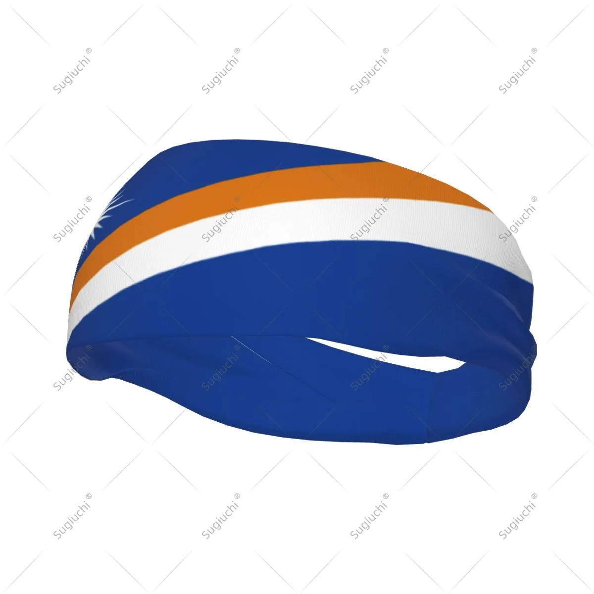 

Men Women Marshall Islands Flag Elastic Wide Headbands For Yoga Fitness Tennis Running Gym Sports