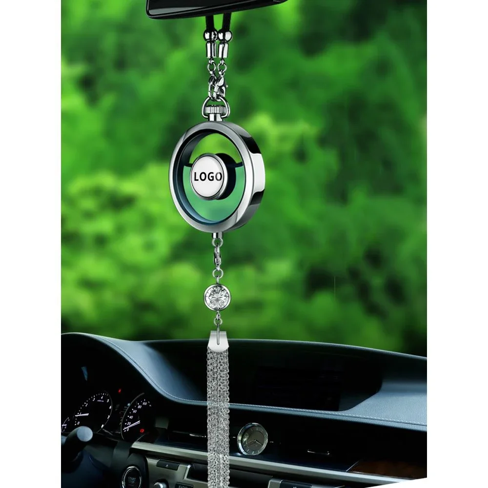 Car Perfume Pendants Auto Pendant Accessories Air Freshener Metal Lace Pendant Pendant Decoration (not sending liquid perfume)