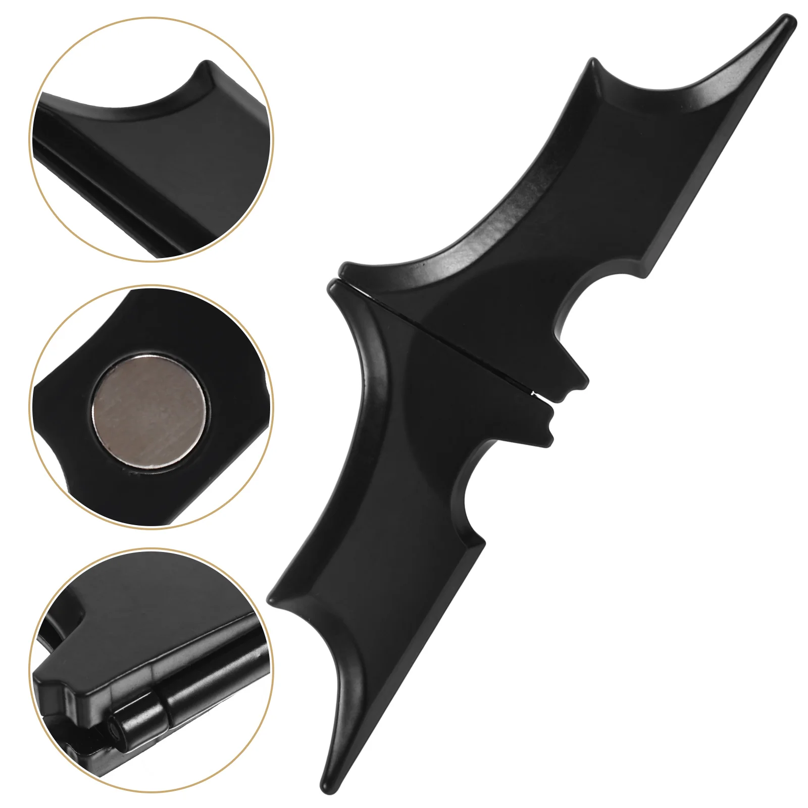 

Bat Money Clip Fixing for Portable Stainless Outdoor Practical Black Storage Office