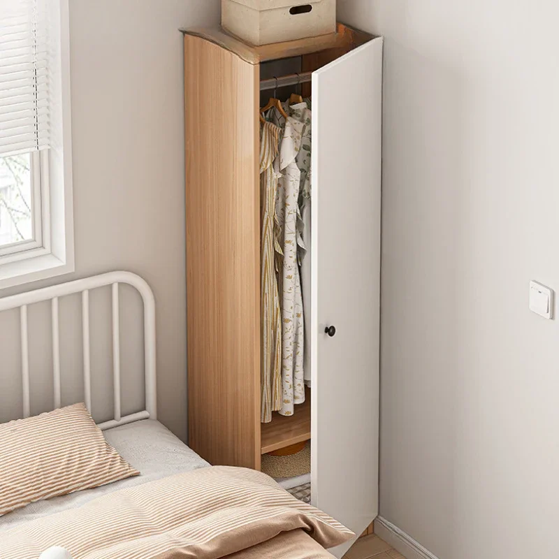 Aesthetic Nordic Storage Wardrobe Wood Full Size Hotel White Wardrobe Bedroom Cabinets Doors Roperos De Madera Home Furniture