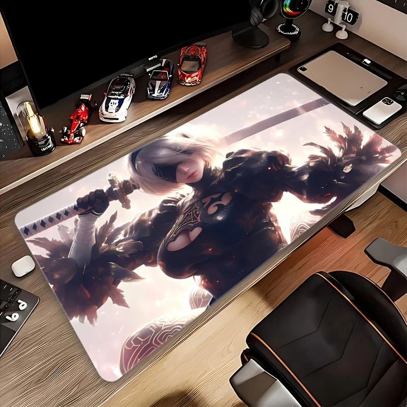 E-sports Pretty NieR:Automata 2B Mouse Pad Large Rubber Tablepad PC Game Mousepad Laptop Deskmat Non-slip Computer Keyboard Mat