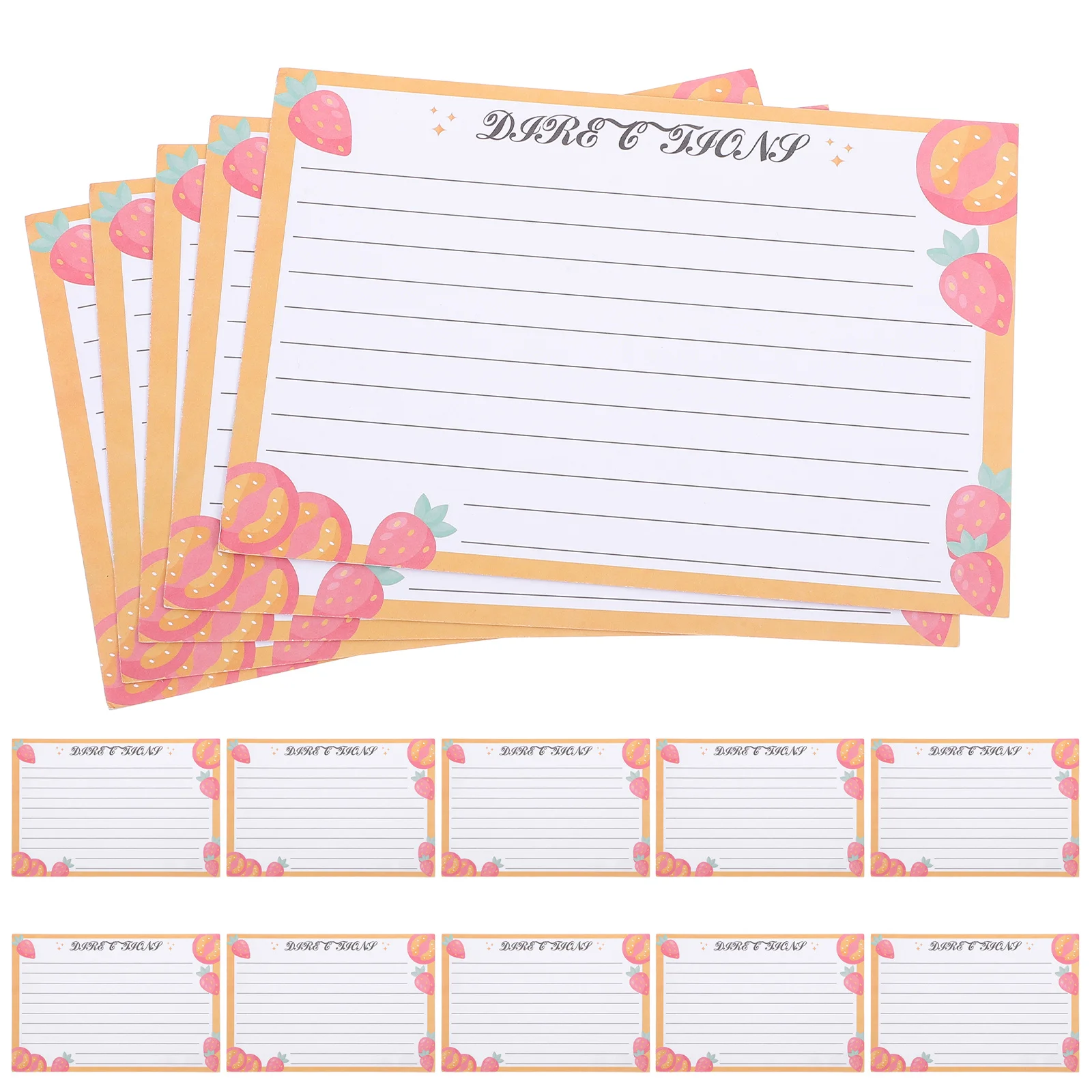 

50Pcs Recipe Cards Blank Double-Side Food Note Cards for Wedding Kitchen Office DIY Journaling Cooking Method Recording Tool