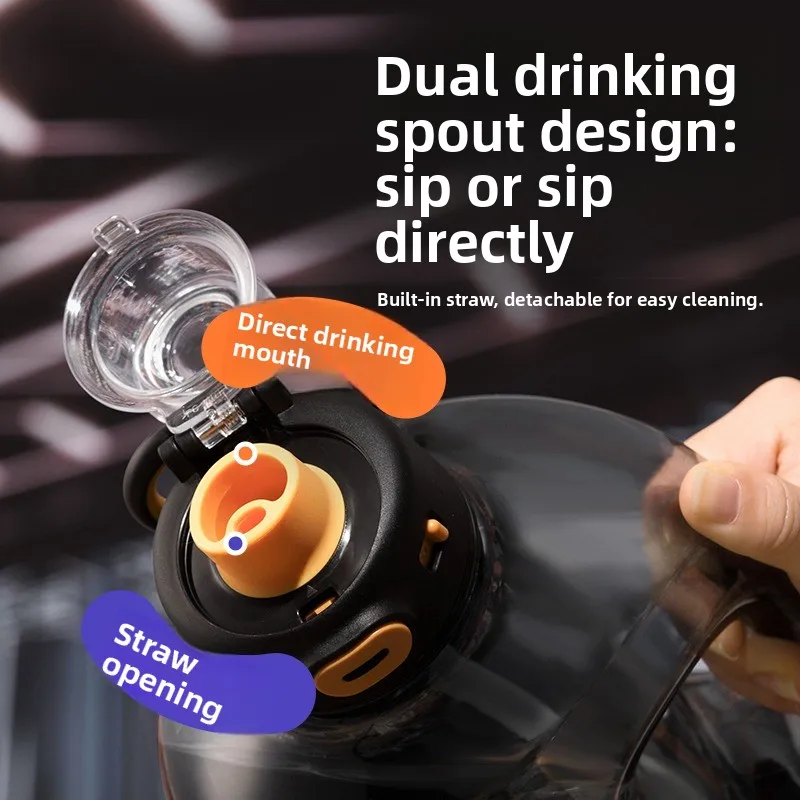 Garrafa de água esportiva Camellia: grande capacidade, portátil para treinamento militar/escola. Adequado para meninos/meninas - ideal para uso diário