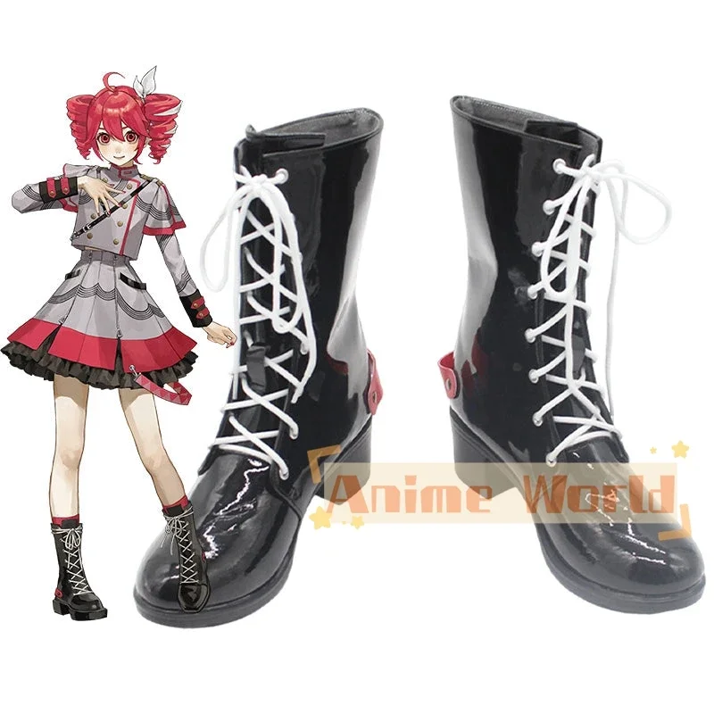 Vocaloid Synthesizer V Kasane Teto Cosplay Shoes Halloween Carnival Boots Custom Made