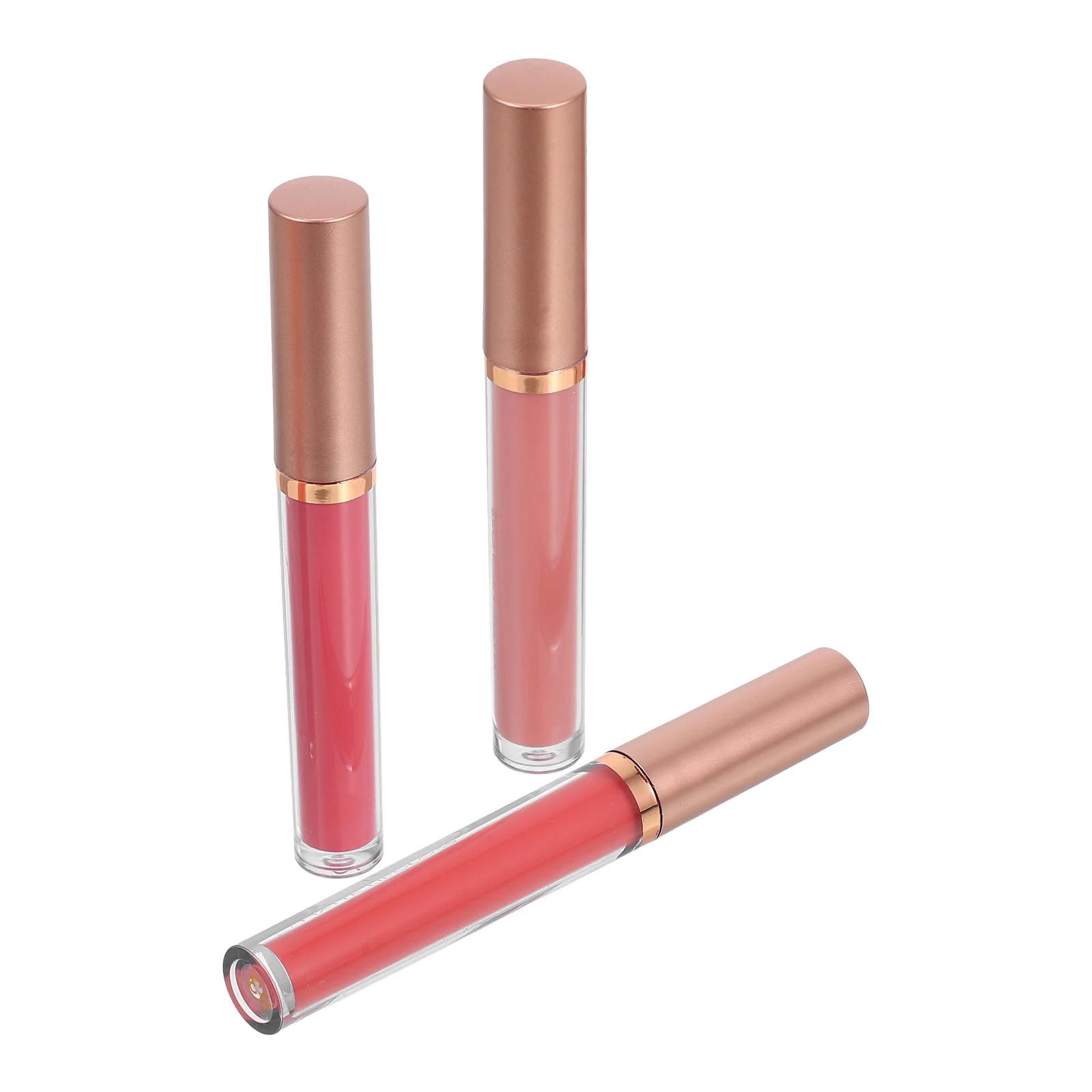 Set di 3 smalti opachi a lunga durata, impermeabili, antiaderenti, kit di macchie per le donne, balsamo per le labbra glitterato, regalo per il trucco