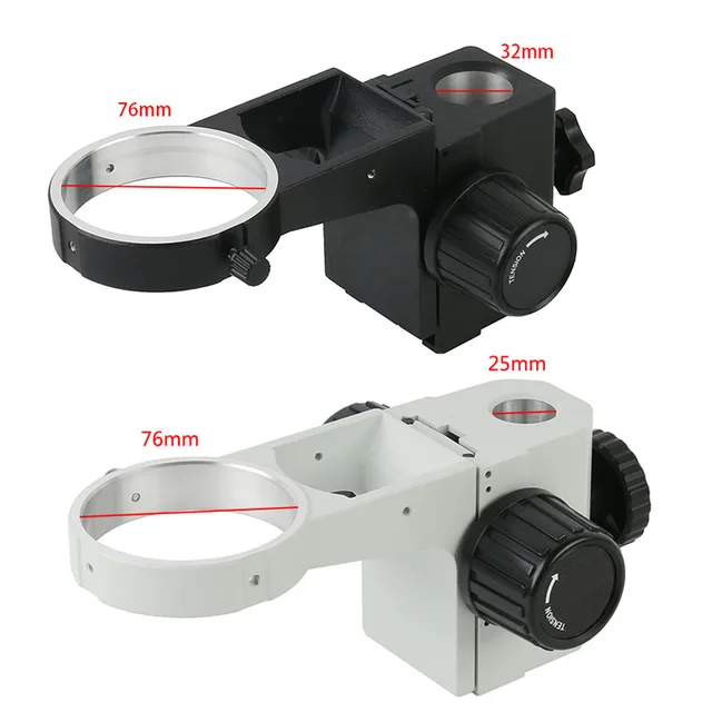 Regulowany zoom o średnicy 76 mm Mikroskopy stereo Uchwyt podtrzymujący Uchwyt skupiający do mikroskopu lornetkowego Mikroskop lornetkowy