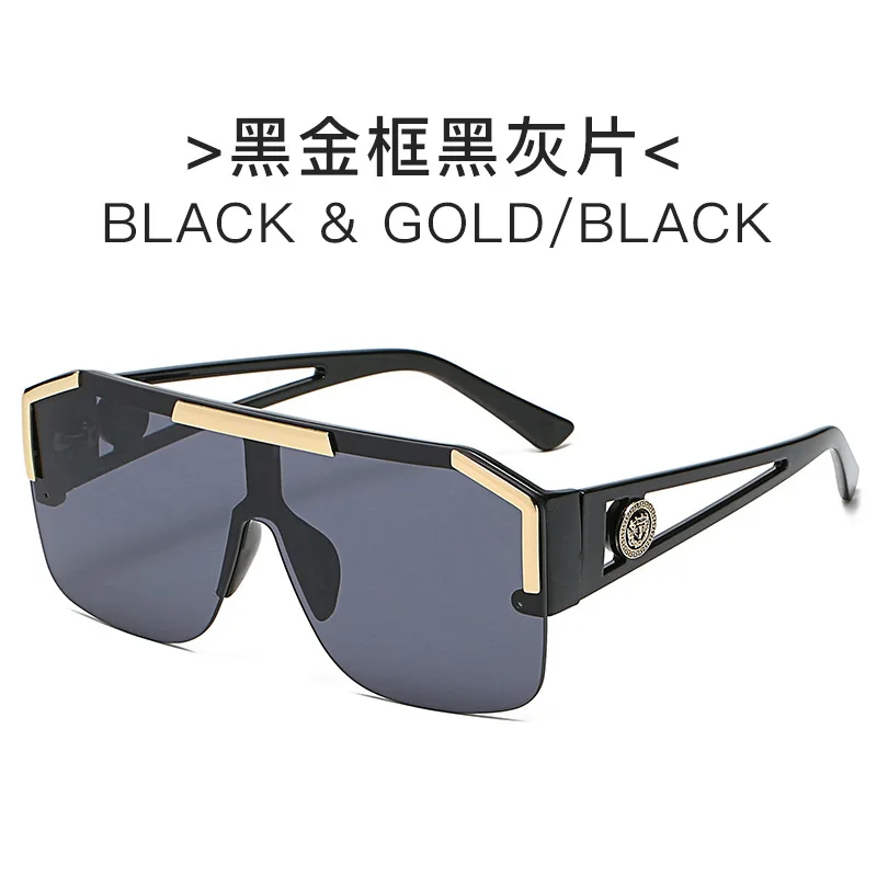 New Luxury Oversized Men Sunglasses Retro Brand Designer Sun Glasses For Women Fashion Gradient Square Shades Eyewear