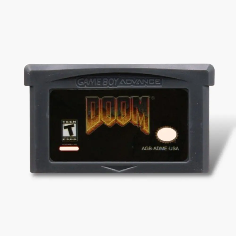 Cartuccia GBA Game DOOM Series scheda Console per videogiochi a 32 Bit DOOM 1 DOOM 2 per GBA GBASP NDSL