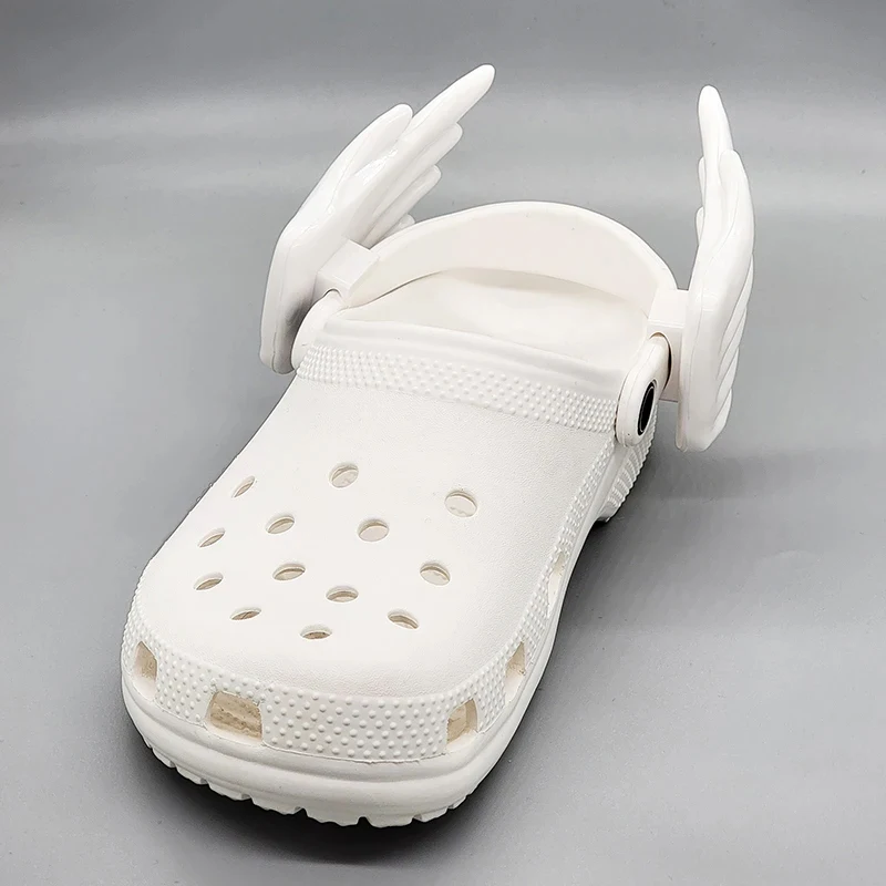 1Pair Fashion Angel Wings shoe DIY decoration For sandals Charms Design DIY All-match Shoe Accessories Men/Women shoe Decoration