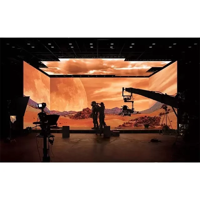 UHD 3D VR XR Immersive LED Video Wall Virtual Production Studio Background LED Display