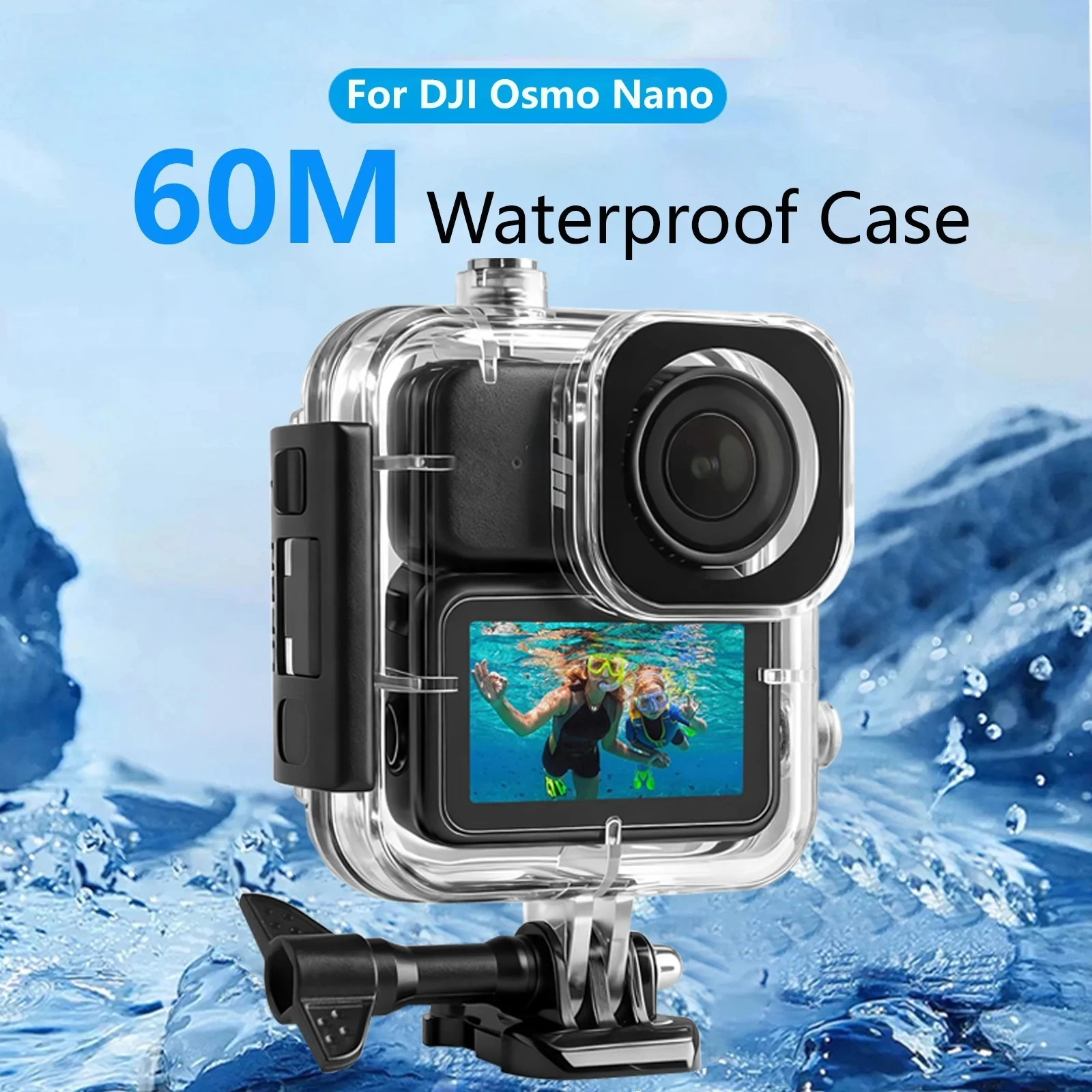 

High Quality Probty 60M Diving Waterproof Case for DJI Osmo Nano Underwater dive Housing Protective Shell Accessories