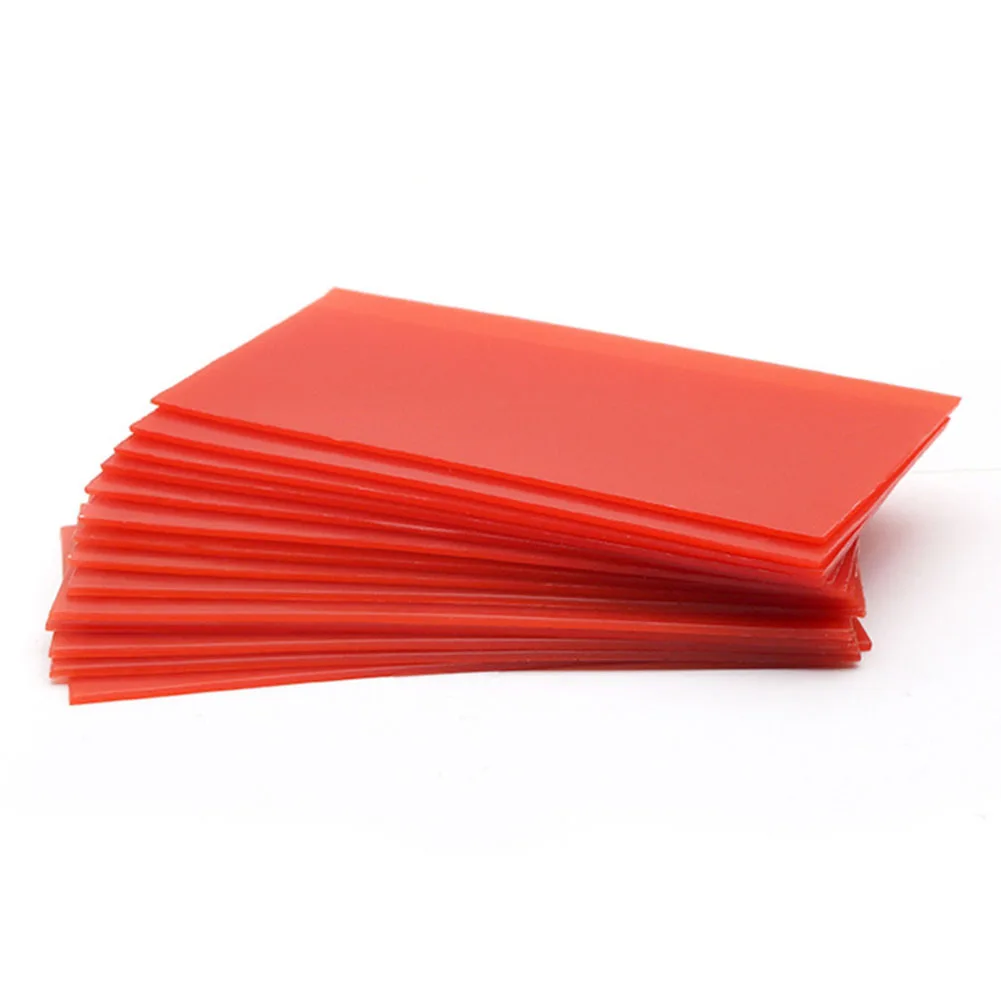 250g/box Dental Base Plate Wax Soft Hard Modelling Wax Red Pink Color 1.3/1.5mm Summer General Denture Pattern Casting Materials