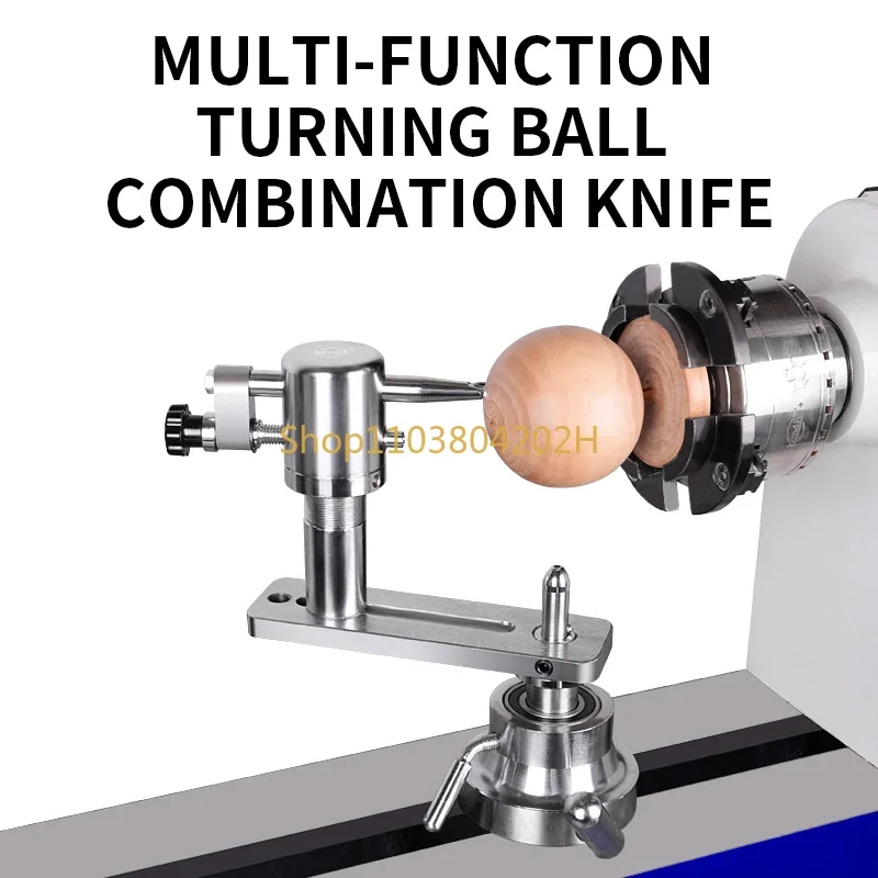 Turning tool Turning ball combination knife Woodworking spin turning tool Multifunctional DIY round ball round bead tool holder