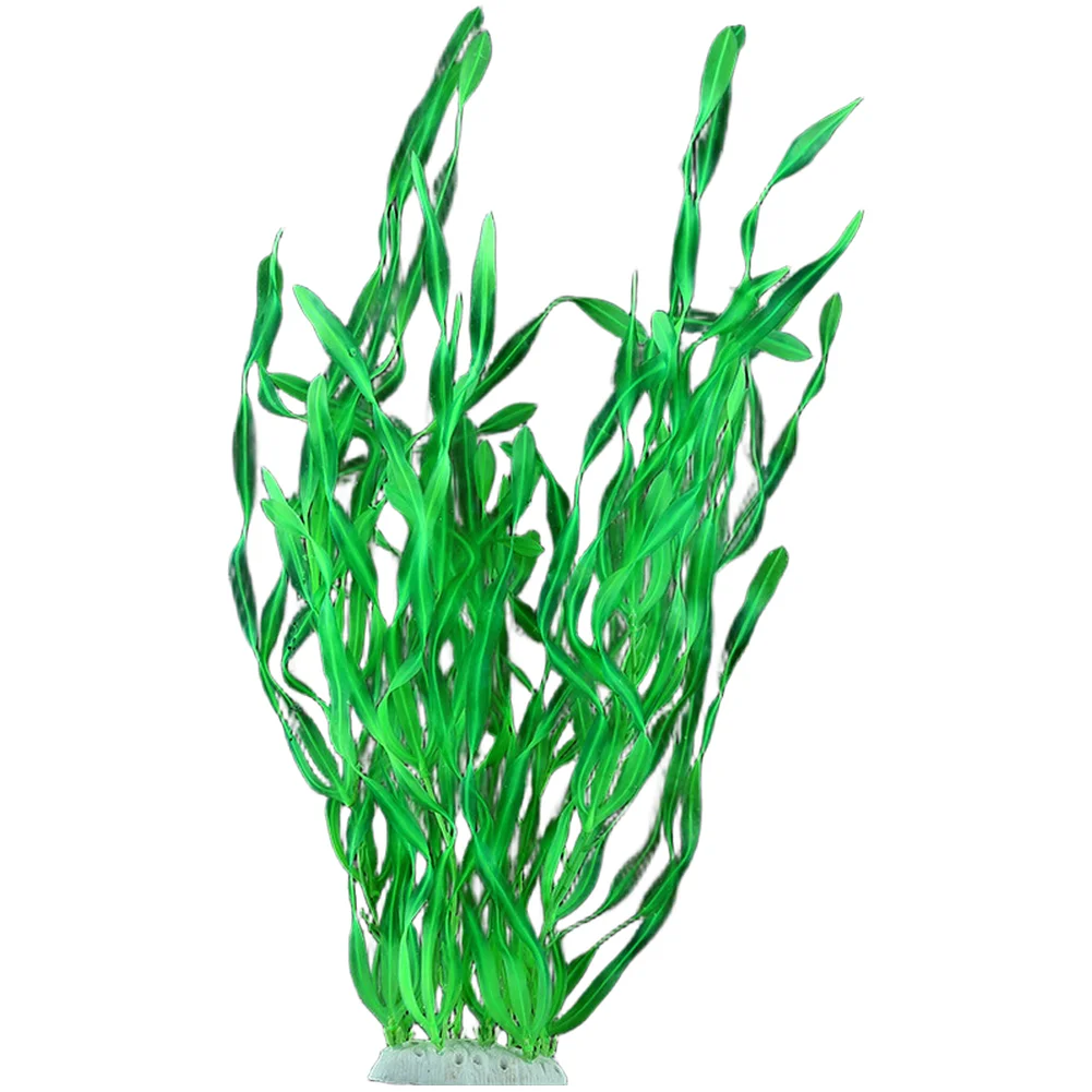 PE Spiral Artificial Water Grass for Aquarium Fish Tank Decoration Realistic Look Green Purple Sunset Red 11x6x55cm