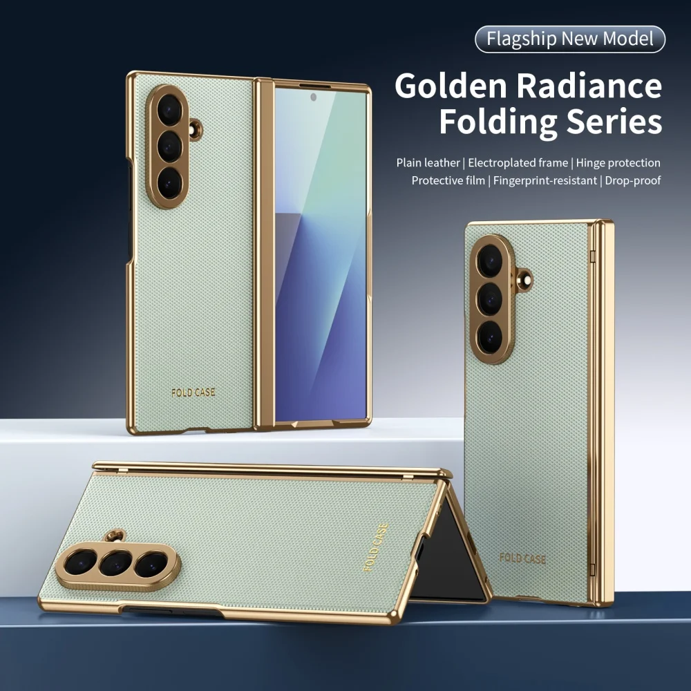 Matte Business-Frontfolie mit Kamera-Schutz und Lederhülle für Samsung Galaxy Z Fold 8 7 6 5 4 ZFold8 Scharnierabdeckung – Detail 23