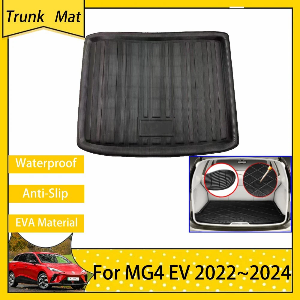 

Car Trunk Floot for MG4 EV EH32 Mulan 2023 2022 2024 Anti-Slip Rear Boot Cargo Mat Tray Floor Carpet Anti-dirty Auto Accsesories