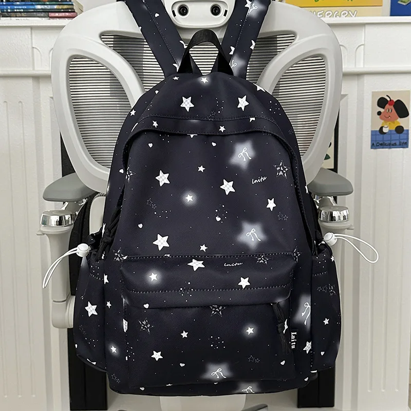 Japanese StyleinsSimple Style Small Backpack for Students, Middle School and College Students, Lightweight Double Shoulder Bag,