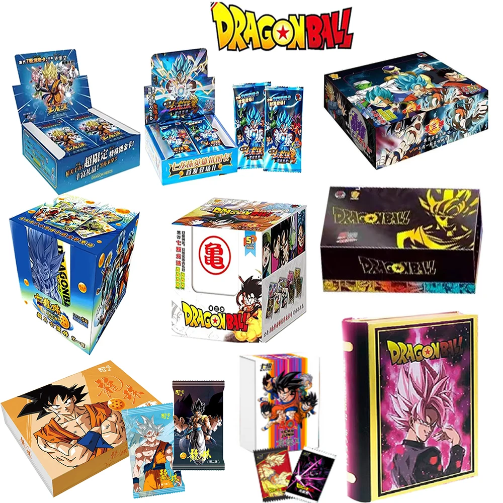 

New Dragon Ball Z Collection Card Full Set Shiny Son Goku Saiyan Vegeta Anime Trading Battle Booster Box Children SSP Game Card