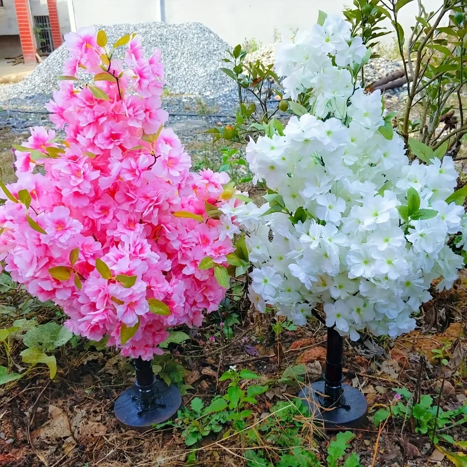 

1PCS 100CM Artificial Cherry Tree, Table Centerpices Plant,for Home Decoration, Baby Shower, Wedding Party Site Layout