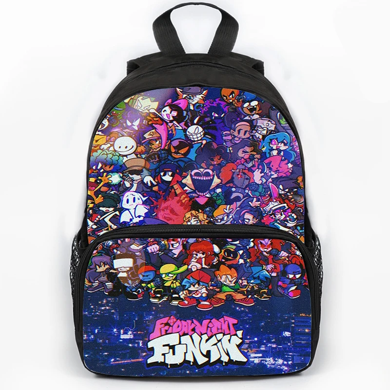 

Waterproof Backpacks Friday Night Funkin Print Cartoon School Bags for Boys Girls Large Capacity Laptop Backpack Kids Bookbag