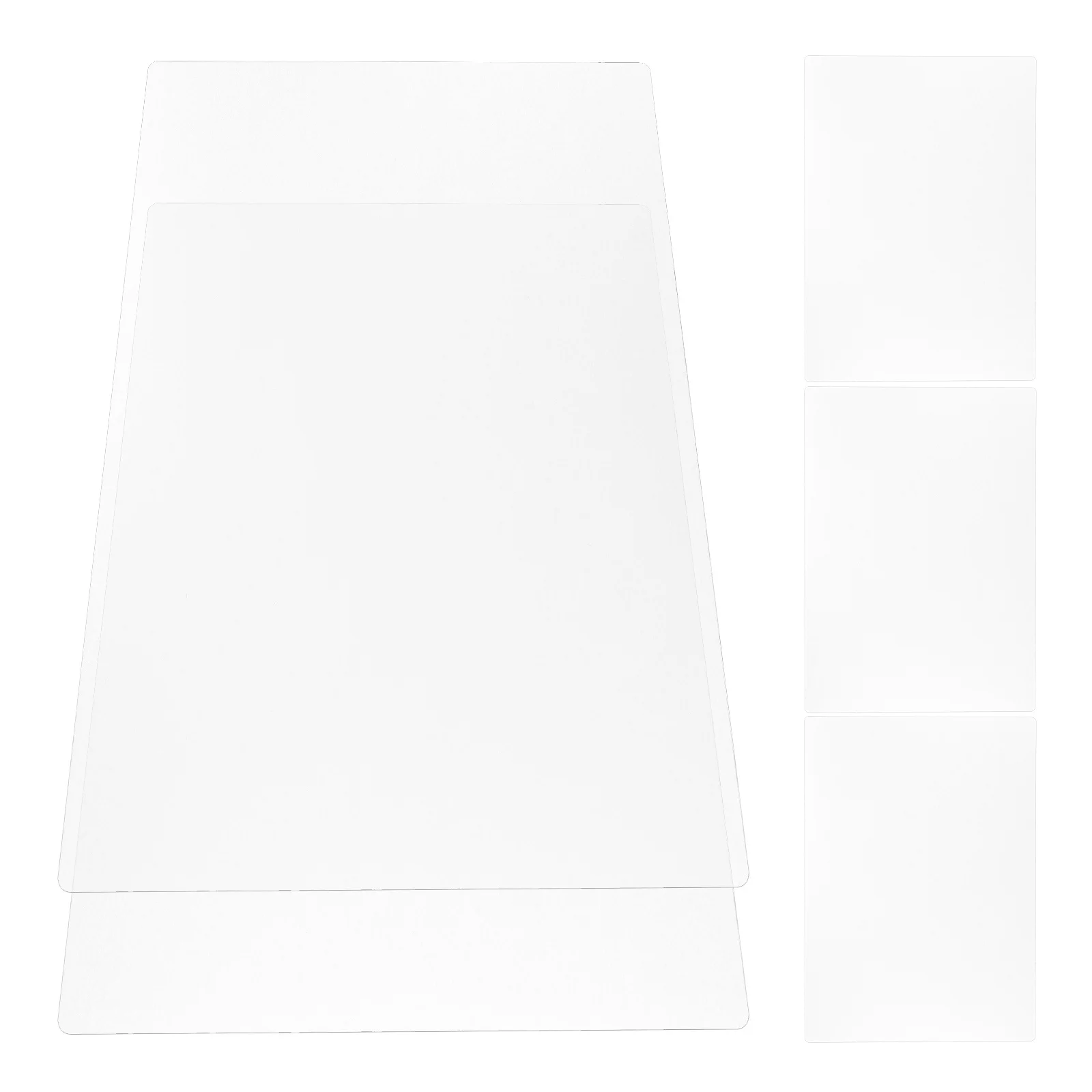 Transparent Writing Board A3 Size PP Material Desk Pad for Writing Exam Paper Anti-Slip Surface Portable Home Office