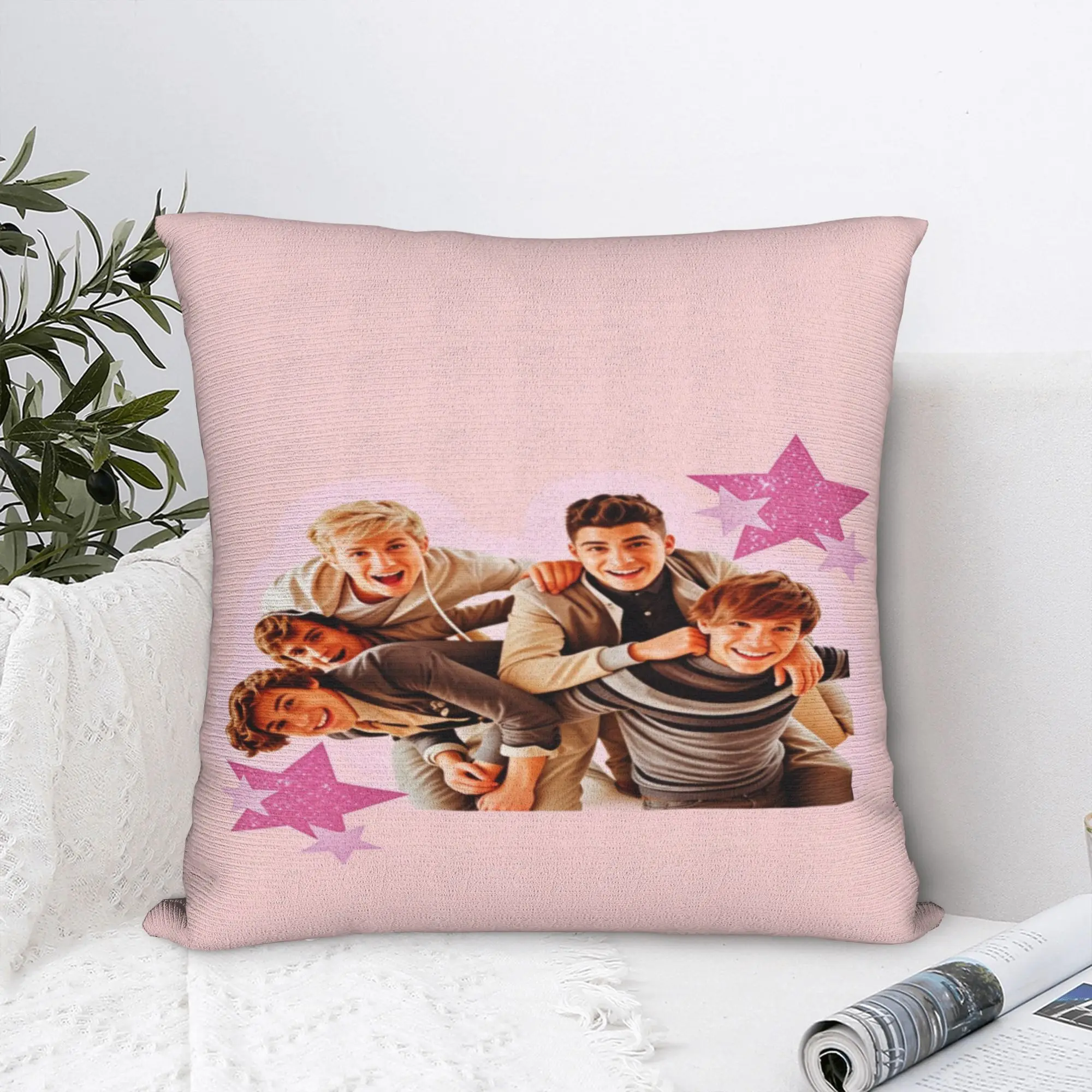 Ones Music and Direction Pillowcases  Funny Pillow Case For Sofa Car Home Decor Soft Pillow Cover