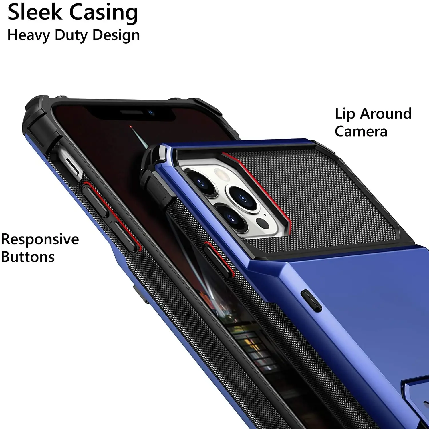 For iPhone 14 13 Pro Max 13 Mini 13 Pro 2022 Card Slots Wallet Case Cover Slide Armor Wallet Card Slots Holder for iPhone 13 image 3
