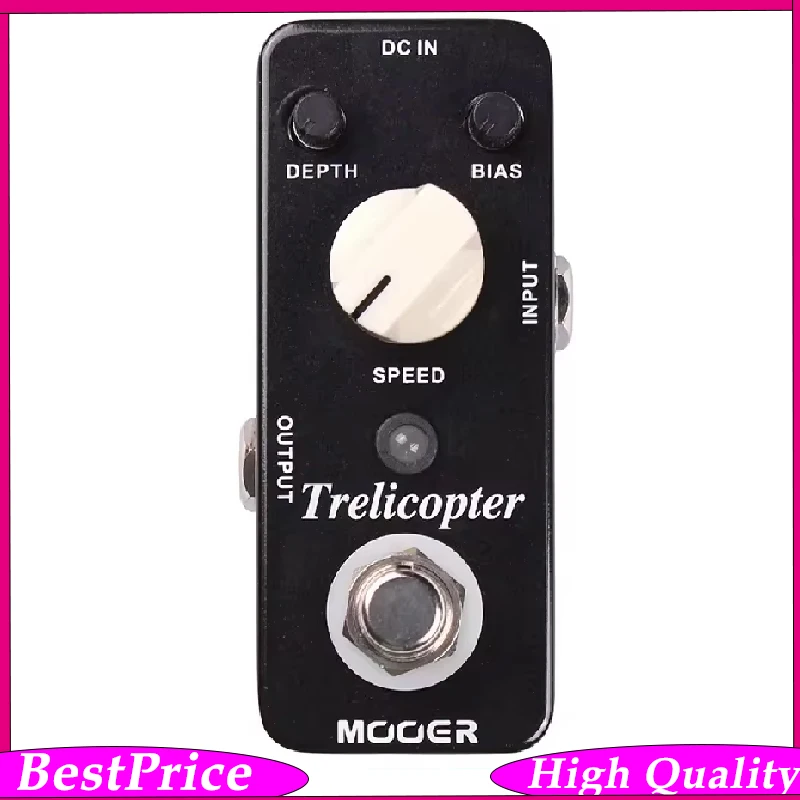 

MOOER Trelicopter Classic Optical Tremolo Guitar Effect Pedal True Bypass Electric Guitar Synthesizer Effector